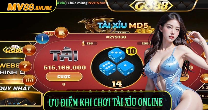 Ưu Điểm Khi Chơi Tài Xỉu Online Tại MV88